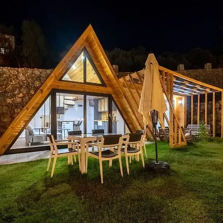 Villa Sleeps 4 Sea And Mountain View Bungalow With Pool Awz 268 *